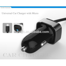 Cargador universal del coche de las NUEVAS cargas 2015 con el micro para los teléfonos